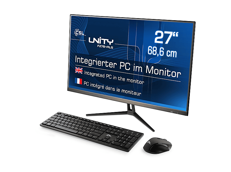 image-1-1-1.png CSL Unity F27B-ALS, All-in-One-PC mit 27 Zoll Display, 32 GB RAM, 1000 GB SSD, Schwarz – Bild 1