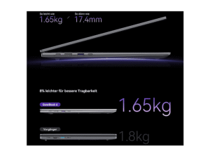 BLACKVIEW GamiBook 6 7735HS Mit US QWERTY Tastatur, Laptop, mit 16 Zoll Display, AMD Ryzen™ 7, 16 GB RAM, 512 GB SSD, AMD Radeon™ 680M, Grau, Windows 11 Pro – Bild 6