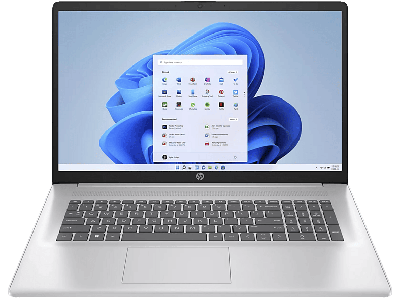 image-1084-1-1.png HP | 17.3" | AMD Ryzen 7 7730U | 8 x 4.50 GHz, Notebook, mit 17,3 Zoll Display, AMD Ryzen™ 7,7730U Prozessor, 16 GB RAM, 512 GB SSD, AMD Radeon™ Onboard Graphics, Silber, Windows 11 – Bild 1