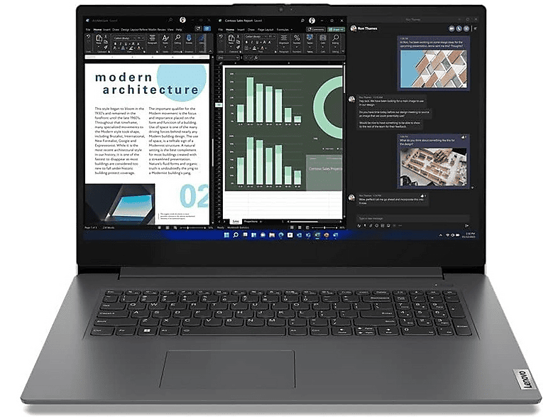 image-1108.png LENOVO 17" | Core i5 13420H | 24GB | 1000GB | Win 11 Pro, Notebook, mit 17,3 Zoll Display, Intel® Core™ i5,13420H Prozessor, 24 GB RAM, 1000 GB SSD, Intel® UHD Graphics, Iron Grey, Windows 11 Pro – Bild 1