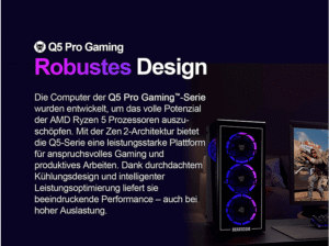 BEASTCOM Q5 | Pro Gaming, Gaming-PC mit AMD Ryzen™ 5 4500 Prozessor, 16 GB RAM, 1 TB SSD, NVIDIA, NVidia GeForce RTX™ 3050, Windows 11 Home – Bild 6