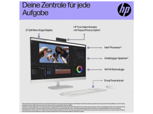 HP HP 27-cr0009ng All-in-One-PC 68,6 cm (27 Zoll), All in one PCs mit 27 Zoll Display, Intel® Core™ i5 Prozessor, 16 GB RAM, 512 GB SSD, schwarz – Bild 5