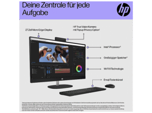 HP HP 27-cr0009ng All-in-One-PC 68,6 cm (27 Zoll), All in one PCs mit 27 Zoll Display, Intel® Core™ i5 Prozessor, 16 GB RAM, 512 GB SSD, schwarz – Bild 6