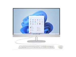 HP 27-CR0903NG R5-7520U 16GB 1TB 27IN W11H, All-in-One PC mit 27 Zoll Display, AMD Ryzen™ 5 Prozessor, 16 GB RAM, 1000 GB SSD, Muschelweiß