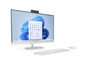 HP 27-CR0903NG R5-7520U 16GB 1TB 27IN W11H, All-in-One PC mit 27 Zoll Display, AMD Ryzen™ 5 Prozessor, 16 GB RAM, 1000 GB SSD, Muschelweiß – Bild 2