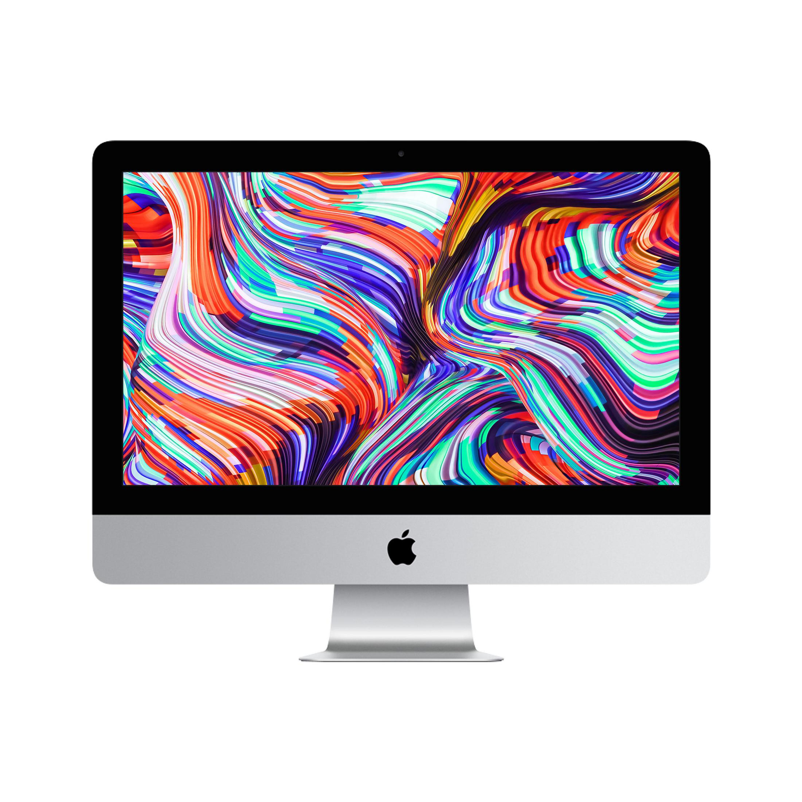 image-1180-1.png APPLE MHK23D/A IMAC 21,5" I3/8GB/256GB (2020), All-in-One PC mit 21,5 Zoll Display, Intel® Core™ i3 Prozessor, 8 GB RAM, 256 GB SSD, Radeon Pro 555X, Silber – Bild 1
