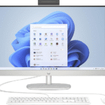 HP 27-CR0007NG R5-7520U 16GB 512GB 27IN FHD NO TOUCH, All-in-One PC mit 27 Zoll Display, AMD Ryzen™ 5 Prozessor, 16 GB RAM, 512 GB SSD SSD, Muschelweiß