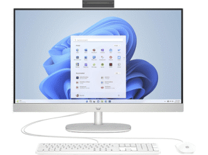 HP 27-CR0007NG R5-7520U 16GB 512GB 27IN FHD NO TOUCH, All-in-One PC mit 27 Zoll Display, AMD Ryzen™ 5 Prozessor, 16 GB RAM, 512 GB SSD SSD, Muschelweiß