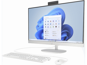 HP 27-CR0007NG R5-7520U 16GB 512GB 27IN FHD NO TOUCH, All-in-One PC mit 27 Zoll Display, AMD Ryzen™ 5 Prozessor, 16 GB RAM, 512 GB SSD SSD, Muschelweiß – Bild 2
