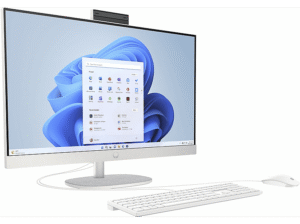 HP 27-CR0007NG R5-7520U 16GB 512GB 27IN FHD NO TOUCH, All-in-One PC mit 27 Zoll Display, AMD Ryzen™ 5 Prozessor, 16 GB RAM, 512 GB SSD SSD, Muschelweiß – Bild 3