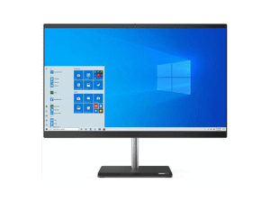 LENOVO V50a-24IMB, ALL IN ONE PC mit 23,8 Zoll Display, Intel® Core™ i5 Prozessor, 8 GB RAM, 256 GB SSD, Schwarz