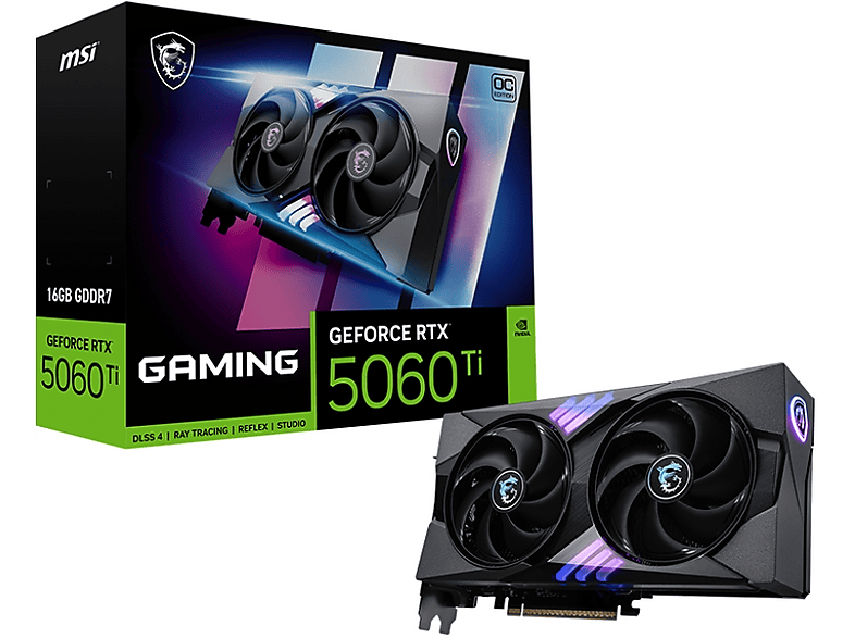 image-1369.png MSI GEFORCE RTX 5060 TI 16G GAMING OC (NVIDIA, Grafikkarte) – Bild 1