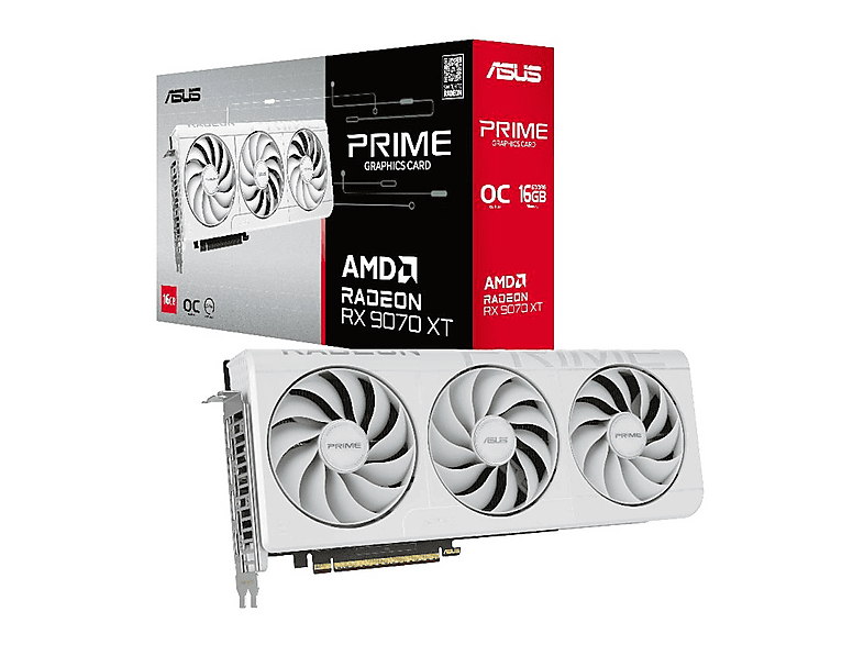image-1429.png ASUS PRIME RADEON-RX9070XT-O16G-WHITE (AMD, Grafikkarte) – Bild 1