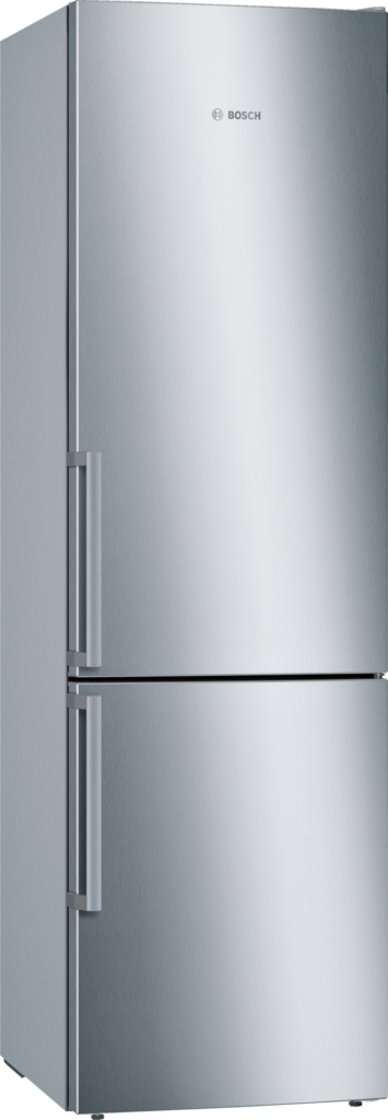 BOSCH KGE398IBP Serie 6 Kühlgefrierkombination (B, 343 l, 2010 mm hoch, Gebürsteter Stahl mit Anti Fingerprint)