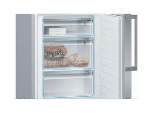 BOSCH KGE398IBP Serie 6 Kühlgefrierkombination (B, 343 l, 2010 mm hoch, Gebürsteter Stahl mit Anti Fingerprint) – Bild 6