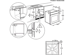 AEG TR6PB51ZSB, Einbaubackofen (Einbaugerät, 72 l, 596 mm breit), 6000 – Bild 2