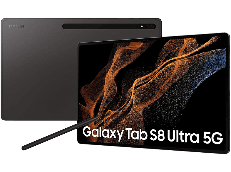 image-1633.png SAMSUNG GALAXY TAB S8 ULTRA, Tablet, 256 GB, 14,6 Zoll, Graphite – Bild 1