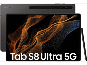 SAMSUNG GALAXY TAB S8 ULTRA, Tablet, 256 GB, 14,6 Zoll, Graphite – Bild 3
