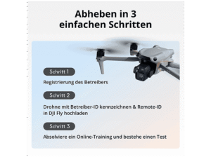 DJI Air 3S Fly More Combo (DJI RC 2) Mini-Kameradrohne, Grau – Bild 5