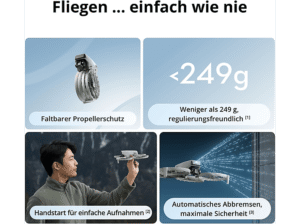 DJI Flip (RC 2) Drohne, Grau – Bild 2