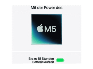 APPLE MacBook Air (2026) - 13,6 Zoll - Apple M5 - 16 GB - 512 GB - Apple M5 - macOS – Bild 5