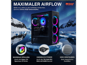 GREED MK2 AMD - Gaming PC - 32GB RAM, Gaming PC mit AMD Ryzen™ 7 7-5700X Prozessor, 32 GB RAM, 1000 GB SSD, NVIDIA GeForce RTX™ 5060 Ti, Windows 11 Pro – Bild 4