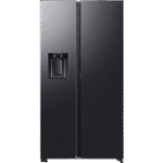 SAMSUNG RS80F66KBFEF RS80F Side-by-Side (634 l, B, 1784 mm hoch, Premium Black Steel)