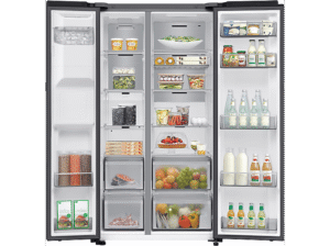 SAMSUNG RS80F66KBFEF RS80F Side-by-Side (634 l, B, 1784 mm hoch, Premium Black Steel) – Bild 4