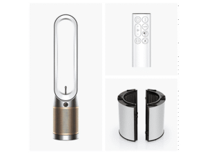 DYSON Find+Follow™ Purifier Cool PC3, Ventilator, Luftreiniger Weiß/Gold (40 Watt, Raumgröße: 27 m², HEPA H13) – Bild 2
