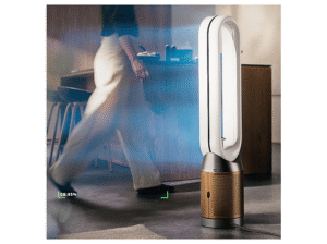 DYSON Find+Follow™ Purifier Cool PC3, Ventilator, Luftreiniger Weiß/Gold (40 Watt, Raumgröße: 27 m², HEPA H13) – Bild 5