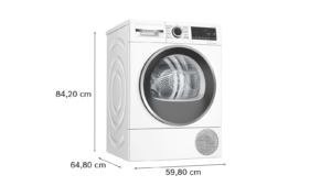 BOSCH WQG235D00 Wärmepumpentrockner (8,0 kg, Weiß) – Bild 2