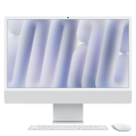 APPLE iMac (2024), MWUC3D/A, All-in-One PC mit 23.5 Zoll Display, Apple M4 Chip, 16 GB RAM, 8-Core GPU, 256 GB SSD, Silber