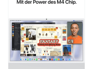 APPLE iMac (2024), MWUC3D/A, All-in-One PC mit 23.5 Zoll Display, Apple M4 Chip, 16 GB RAM, 8-Core GPU, 256 GB SSD, Silber – Bild 5