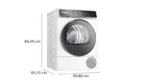 BOSCH WQB235B40 Wärmepumpentrockner Serie 8 (8,0 kg, Weiß) – Bild 2