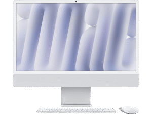 APPLE iMac (2024), MWUV3D/A, All-in-One PC mit 23.5 Zoll Display, Apple M4 Chip, 16 GB RAM, 10-Core GPU, 512 GB SSD, Silber – Bild 2