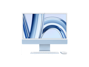 APPLE iMac (2023), All-in-One PC mit 23.5 Zoll Display, Apple M3 Chip, 8 GB RAM, 10-Core GPU, 256 GB SSD, Blau – Bild 2