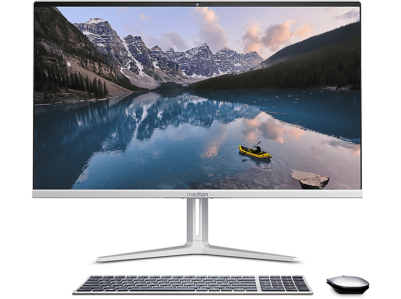 image-289-2.png MEDION MD 600019, Desktop PC mit 27 Zoll Display, Intel® Core™ 7 Prozessor, 32 GB RAM, 1 TB SSD, silber – Bild 1