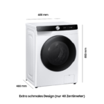 SAMSUNG WD90DG6G94BKU2 Serie WD6100D SLIM Waschtrockner (9 kg / 5 kg, 1400 U/Min.) – Bild 2