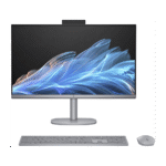 HP OmniStudio X 27-cs0770ng, All in One PC mit 27 Zoll Display, Intel® Core™ Ultra 7 Prozessor, 32 GB RAM, 1000 GB SSD, Silber
