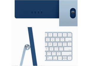 APPLE iMac (2023), All-in-One PC mit 23.5 Zoll Display, Apple M3 Chip, 8 GB RAM, 10-Core GPU, 512 GB SSD, Blau – Bild 4