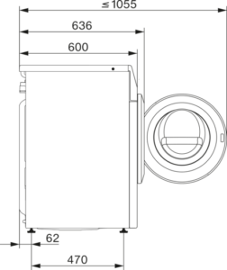 MIELE WEB365 WPS PWash&8kg W1 Chrome Edition Waschmaschine (8 kg, 1400 U/Min., A, Flusenfilter, Fremdkörperfilter) – Bild 2