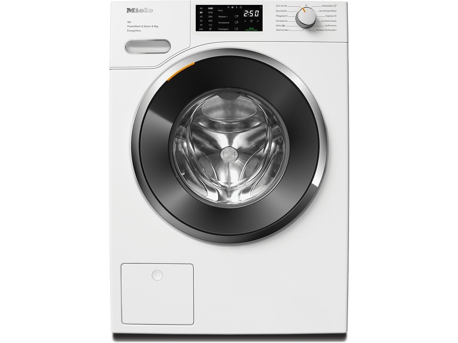 image-415.jpg MIELE WWE380 WPS PWash&Steam&8kg W1 White Edition Waschmaschine (8 kg, 1400 U/Min., A, Flusenfilter, Fremdkörperfilter) – Bild 1