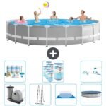 INTEX Rundes - 549x122 cm + Zubehör CB46 Opzetzwembad