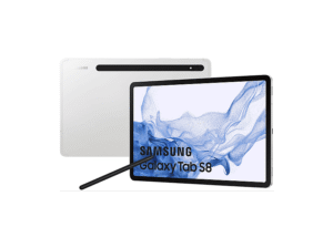 SAMSUNG GALAXY TAB S8 WIFI, 8806094147445, 128 GB, 11 Zoll, Highlights


	Für Kreative: smarter S Pen für alle deine Ideen &amp; Skizzen inklusive
	Für Gamer: leistungsstarker Prozessor &amp; hochauflösendes 120 Hz Display
	Für Serienjunkies: lange Akkulaufzeit &amp; Quad-Lautsprecher mit Dolby Atmos
	Für Produktive: Multitasking mit flexibel anpassbarer Multi Window-Ansicht für organisiertes und effektives Arbeiten
	27,81 cm (11 Zoll) TFT-Display
	Leistungsstarker 8.000 mAh Akku
	8 GB RAM und 128 GB | 256 GB interner Speicher (erweiterbar)
	13 + 6 Megapixel Haupt- und 12 Megapixel Frontkamera


 

Lieferumfang


	Samsung Galaxy Tab S8, Akku (fest verbaut), Datenkabel (USB-C), S Pen, Steckplatzwerkzeug, Kurzanleitung