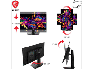 MSI MPG 321URXDE QD-OLED 31,5 Zoll  OLED 4K  Gaming Monitor  0,03 ms Reaktionszeit – Bild 4