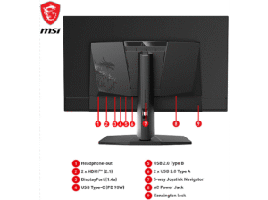 MSI MPG 321URXDE QD-OLED 31,5 Zoll  OLED 4K  Gaming Monitor  0,03 ms Reaktionszeit – Bild 5