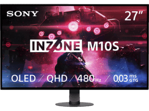 SONY  INZONE M10S 27 Zoll  QHD  Gaming Monitor  0,03 ms Reaktionszeit 480 Hz