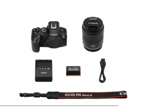 CANON EOS R6 Mark III Kit Spiegellose Systemkamera mit Objektiv 24-105 mm, 7,5 cm Display Touchscreen, WLAN – RF 24-105mm F4-7.1 IS STM – Bild 5