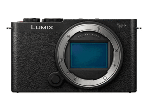 PANASONIC LUMIX S9 BODY JET BLACK Systemkamera, 7,6 cm Display Touchscreen, WLAN