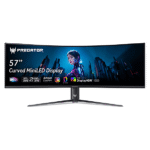 ACER Z57/57"/GAM/DUAL UHD /120HZ/ERGO 57 Zoll Dual UHD Gaming Monitor (1 ms Reaktionszeit , 120 Hz , 60 Hz nativ)